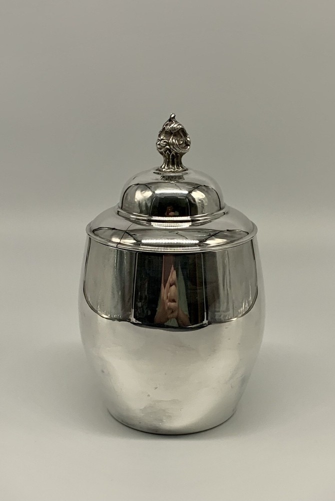 Vintage Sheridan Silverplate Canister Shabby Chic - See Photos.