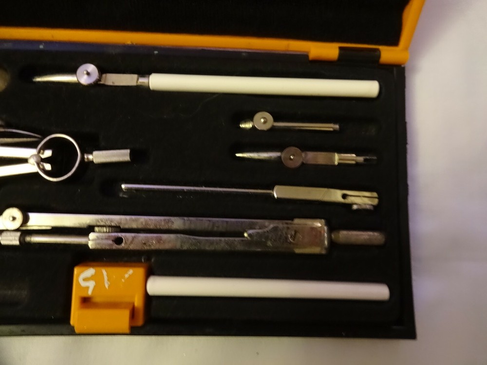 Vintage JAKAR Drawing Surveying Instruments Set Cased