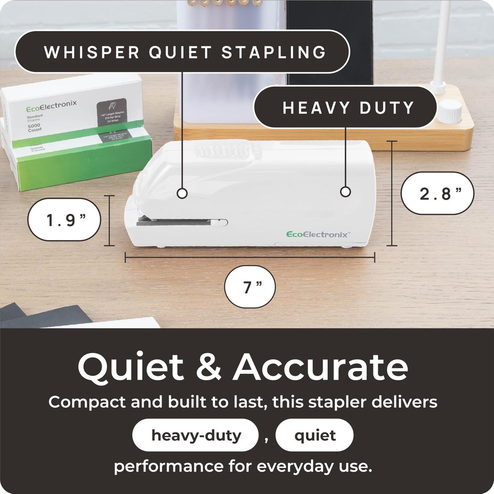 Portable Automatic Electric Stapler Pro - 30 Sheet Capacity,