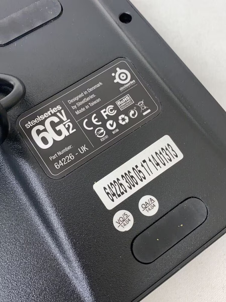 Steelseries Gaming Keyboard Computer Peripherals 6gv2