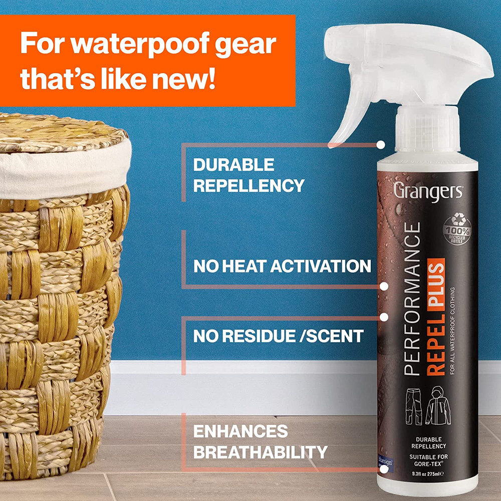 Grangers Performance Repel plus | 500Ml | Powerful Spray-On Waterproofer For