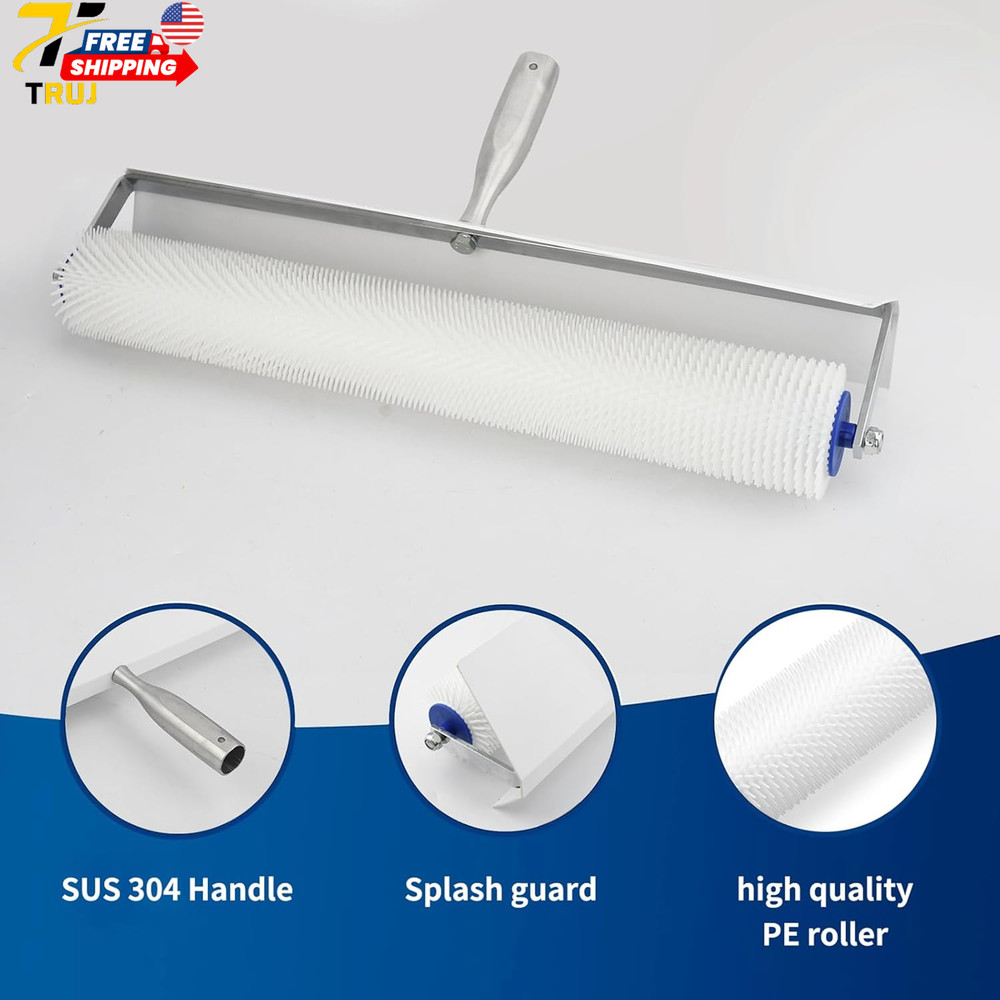 Self Levelling Cement Tool Kit Spike Roller for Self Leveling Cement Epoxy Floor