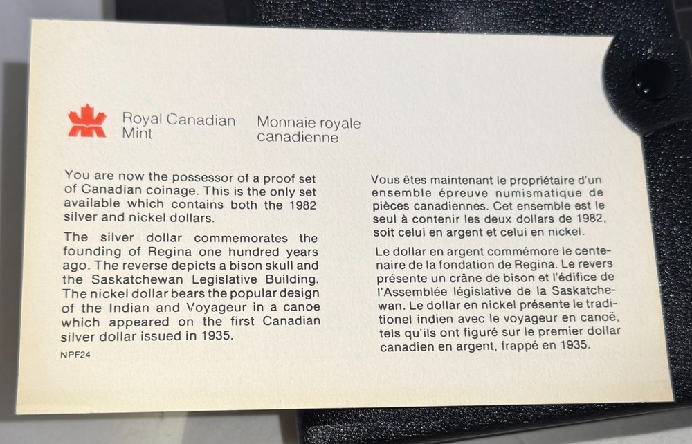 1982 Canadian Proof Like Set