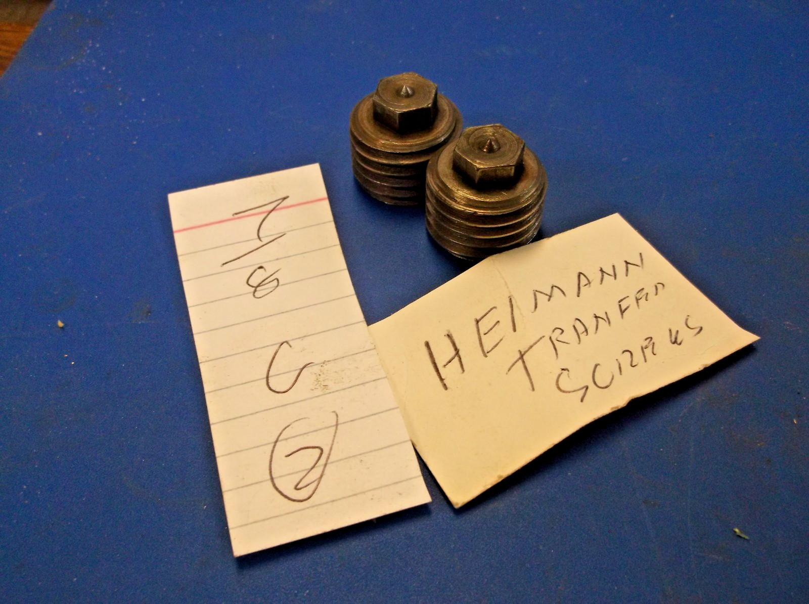 HEIMANN MFG CO. Transfer Screw OPEN STOCK ORDER WHAT YOU NEED. ($ 5 PER SCREW)