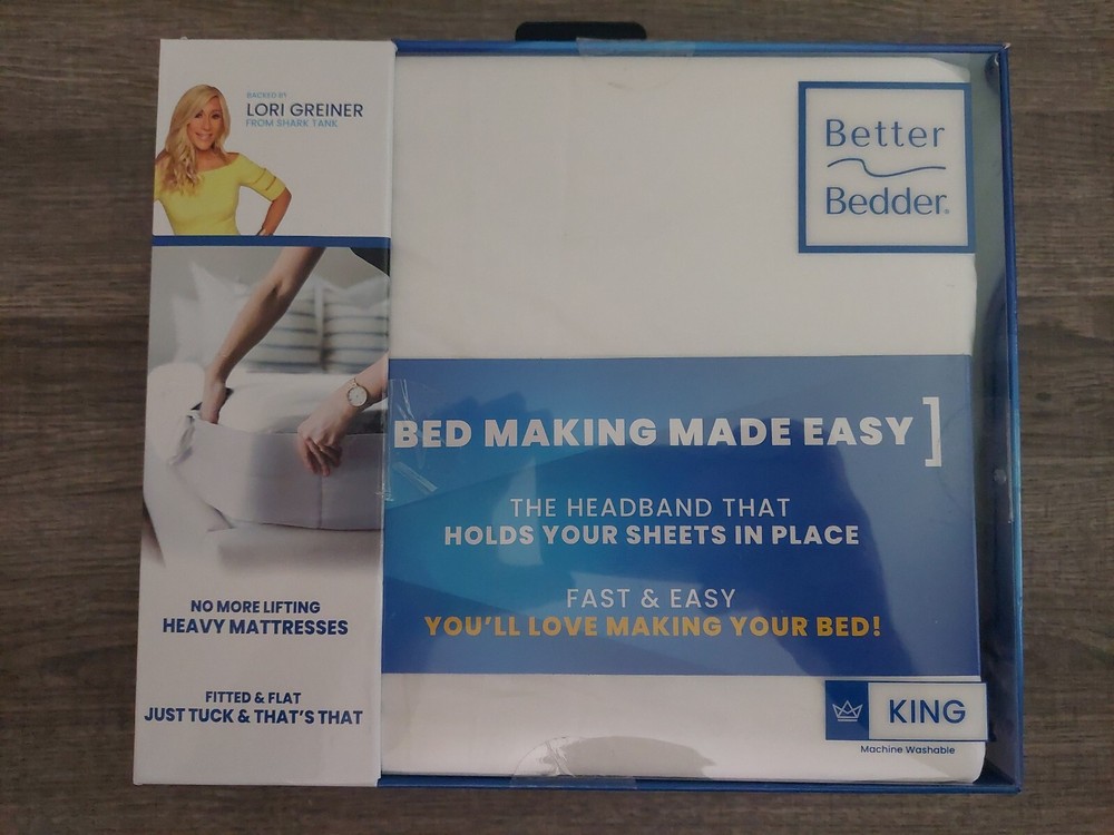 Better Bedder Bed Fitted Sheet - White, King