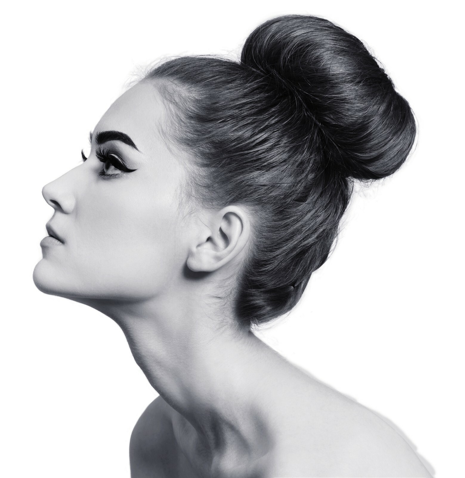 Hair Donut Bun Maker Ring Style French Mesh Chignon Ballet Dance Sock Bun Updo