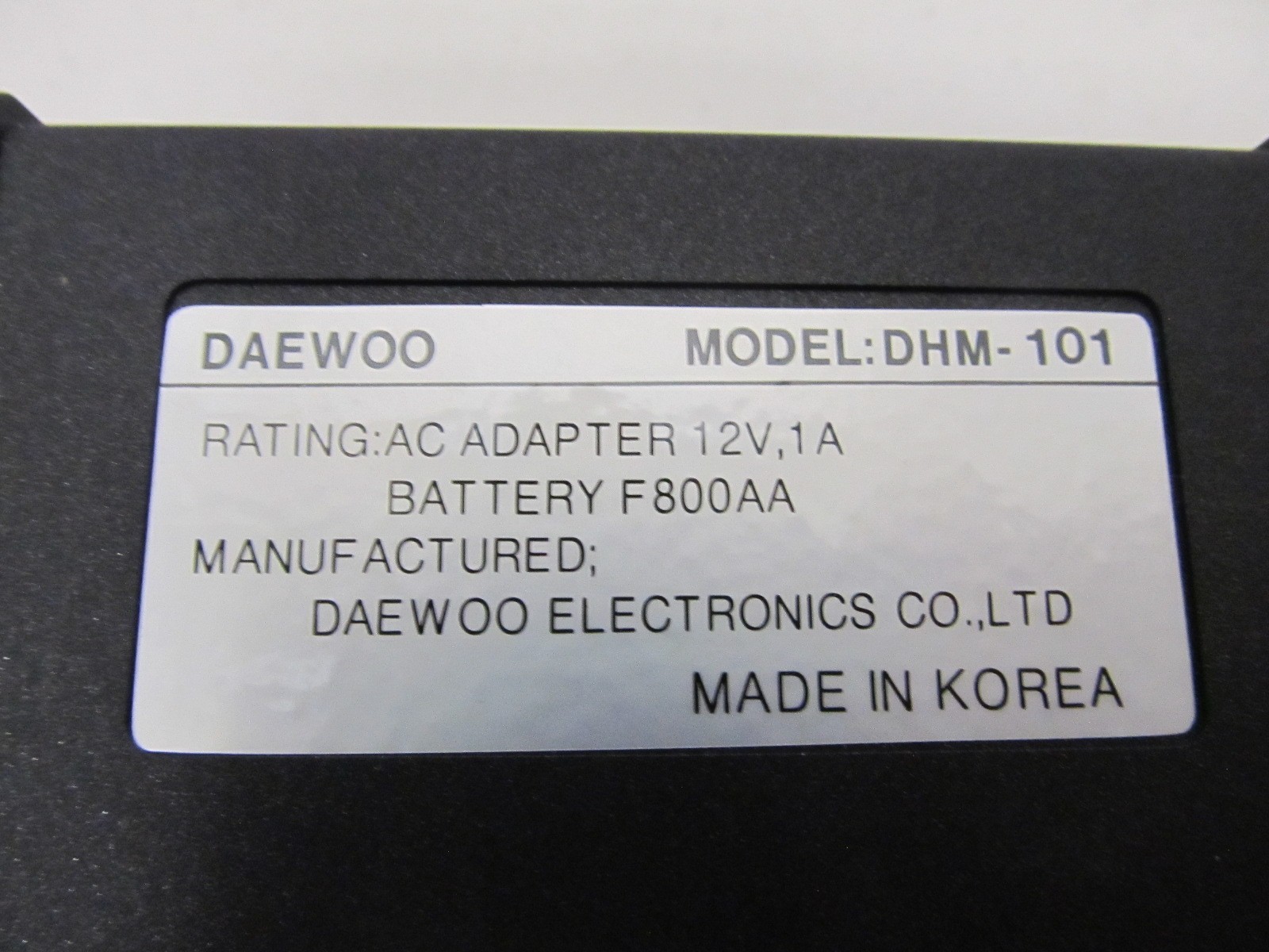 Daewoo DHM-101 Digital Hymnal Electronic Hymn Player w/ Power Adapter