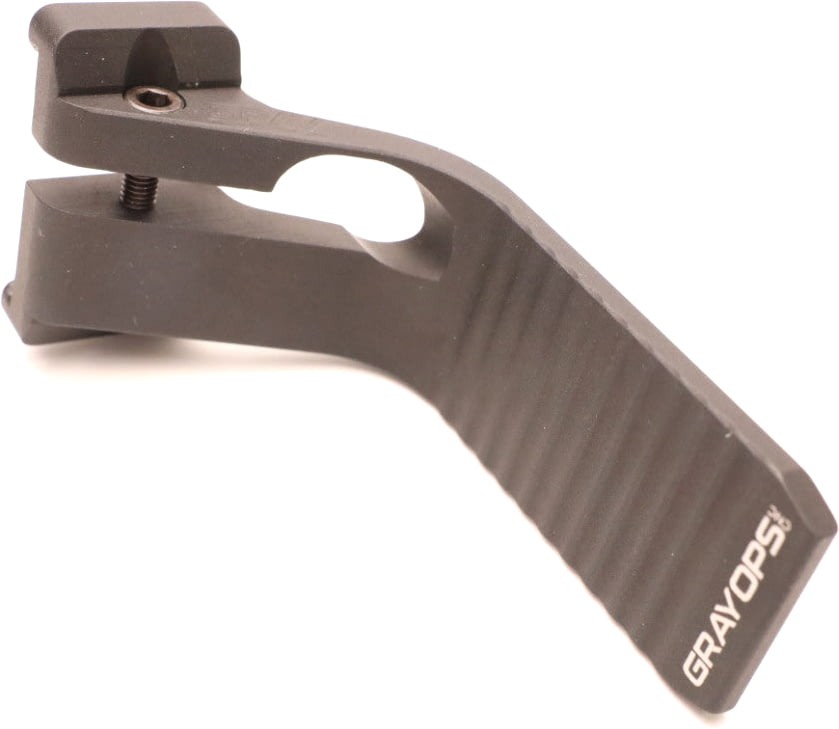 Gray Ops CNC Bag Stop - Arca, Black, GO-BSTOPARCA Shooting Accessory