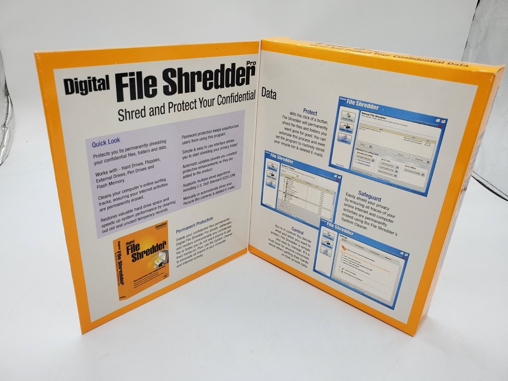 Digital Drive Shredder Pro- StompSoft - 2005 - Sealed New!