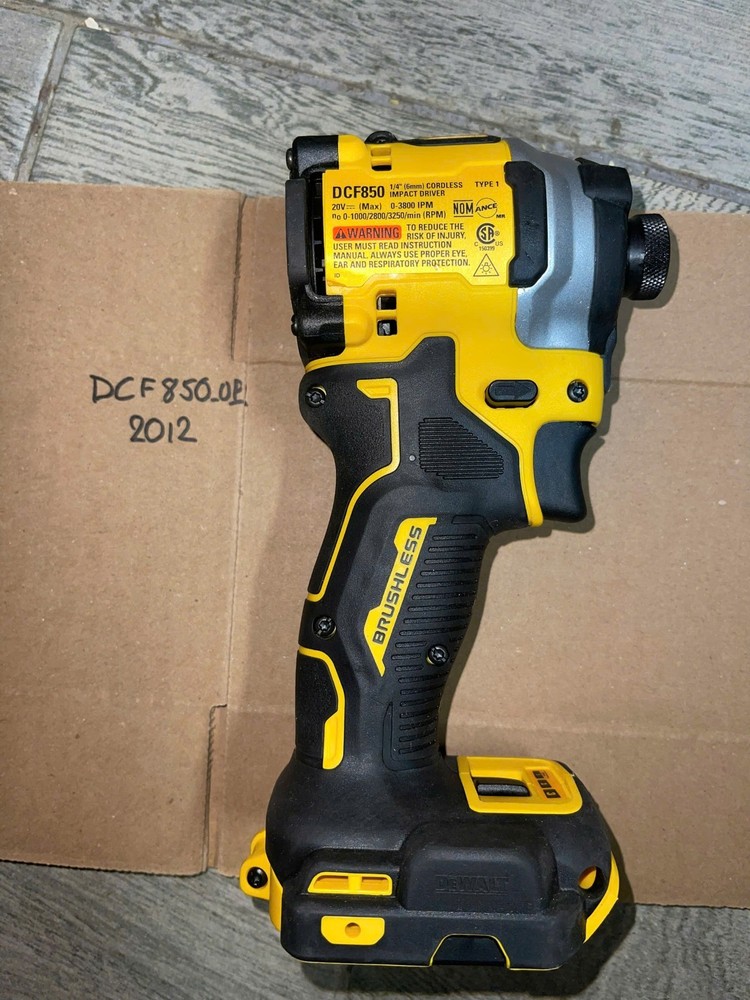 DeWalt DCF850 20V Brushless Compact 1/4" Impact Driver (Tool Only)