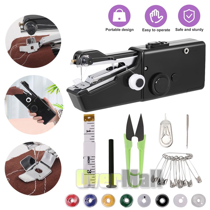 Handheld Sewing Machine, Mini Portable Electric Sewing Machine for Beginners DIY