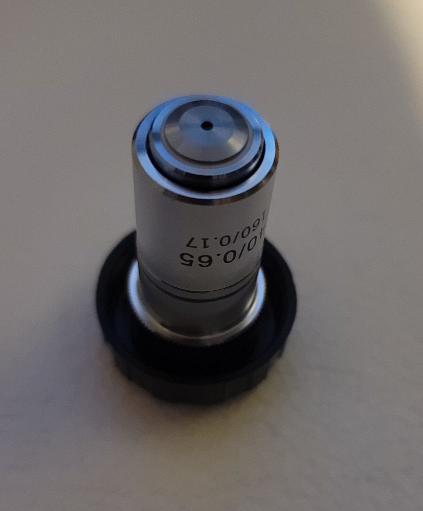 AMSCOPE 40X MICROSCOPE OBJECTIVE 40/0.65 160/0.17 *NEW OPEN BOX*