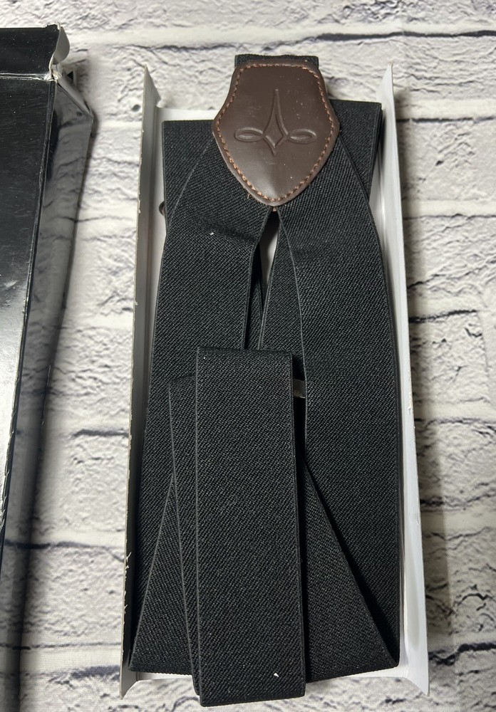 New Argento Black Suspenders