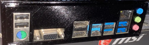 Asrock B450 Pro4 ATX IO Shield