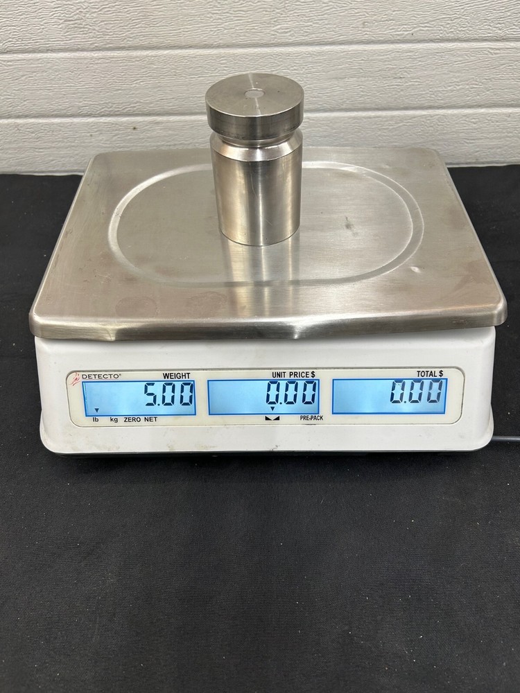 Detecto D60 60 lb Price Computing Scale - Front & Back Display, 110/120v