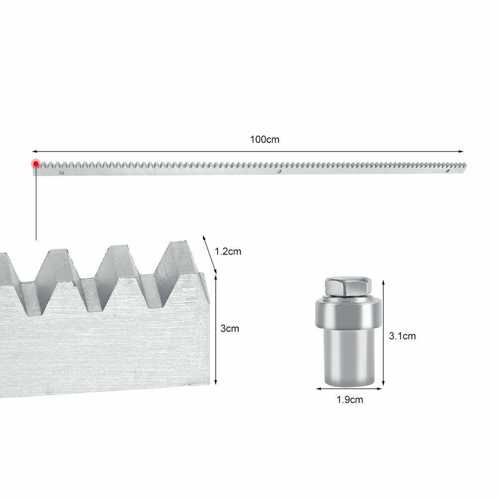 Electric Automatic Sliding Gate Opener Rack Electronic Gate Operator Rack
