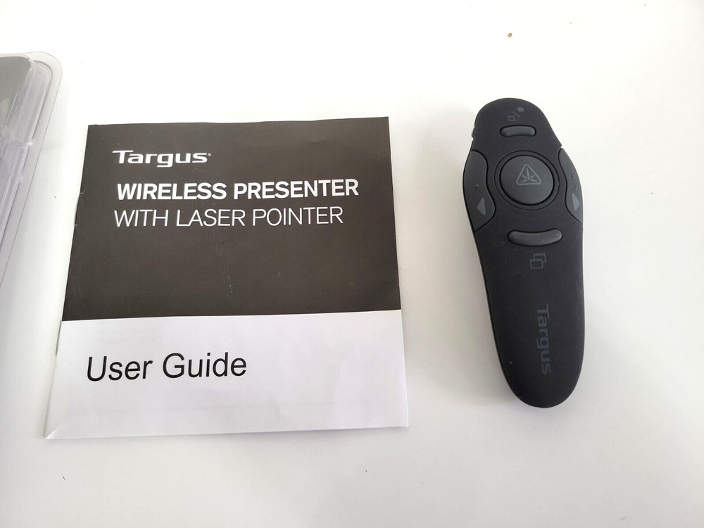 Targus Wireless Presenter With Laser Pointer w/ Mini USB Receiver 50' Foot Range