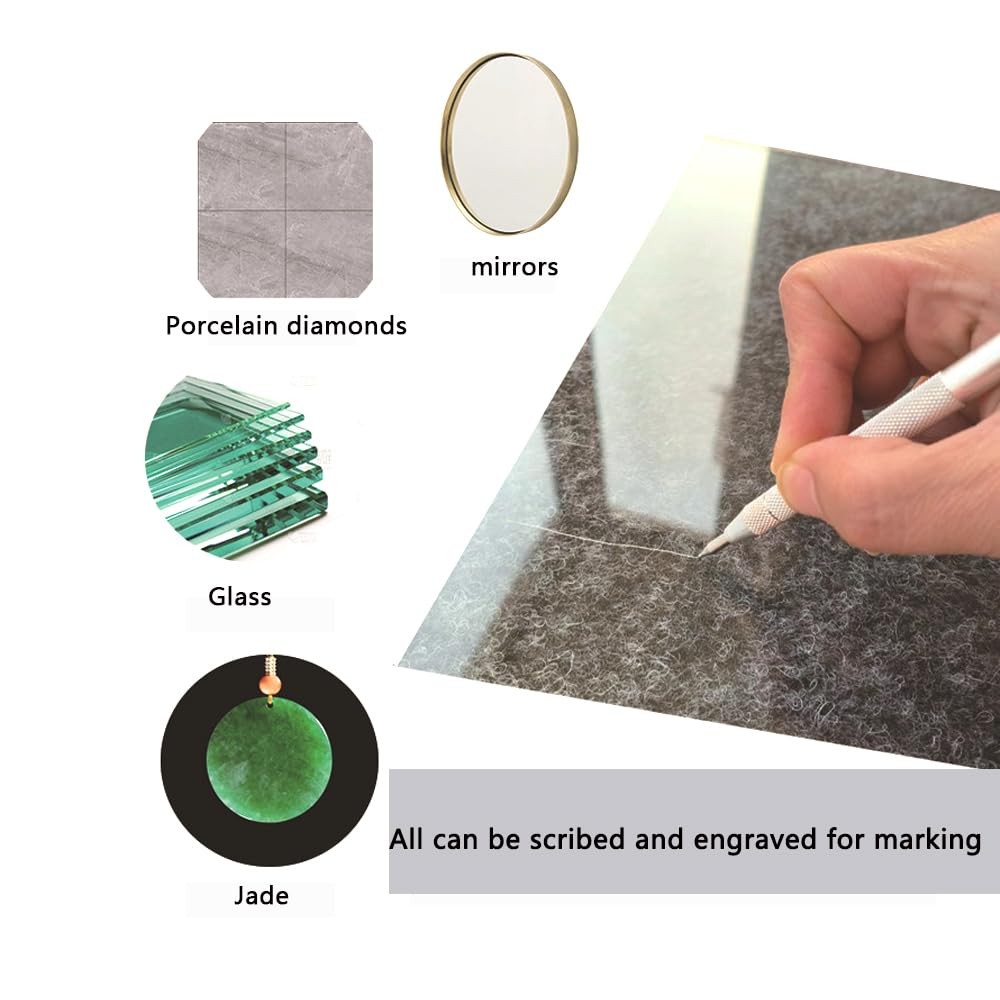 2PCS Tungsten Carbide Scriber Tool with Magnet with Extra 20 Replacement Mark...