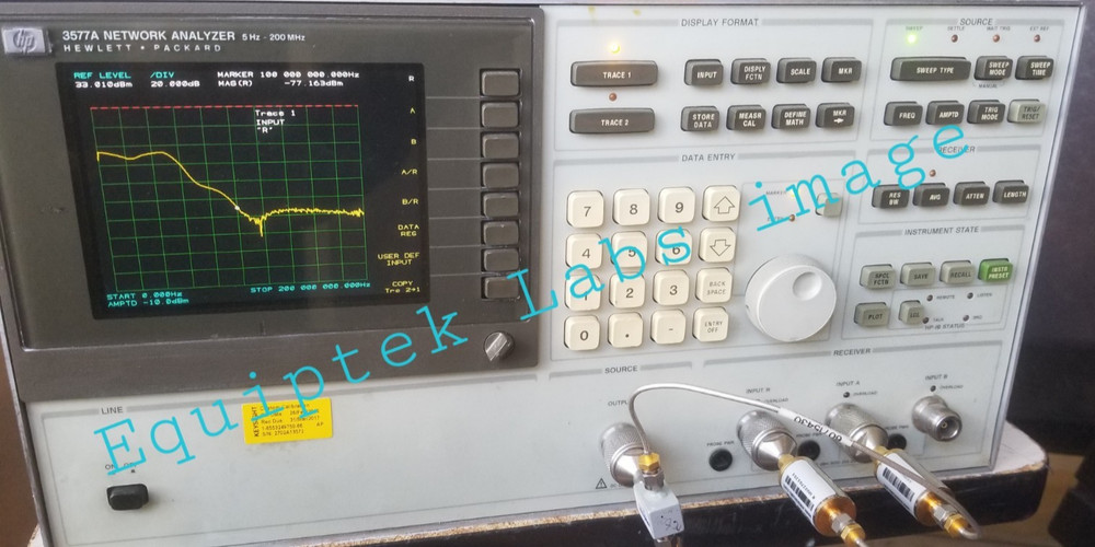 HP3577A Vector Network Analyzer with color LCD upgrade Fails Confidence Test