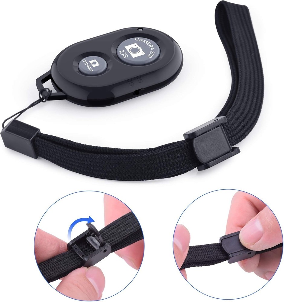 2-Pack Wireless Camera Shutter Remote - Perfect for Instagram & Snapchat Photos