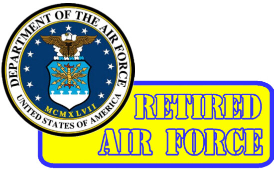 Address Labels - Retired Air Force