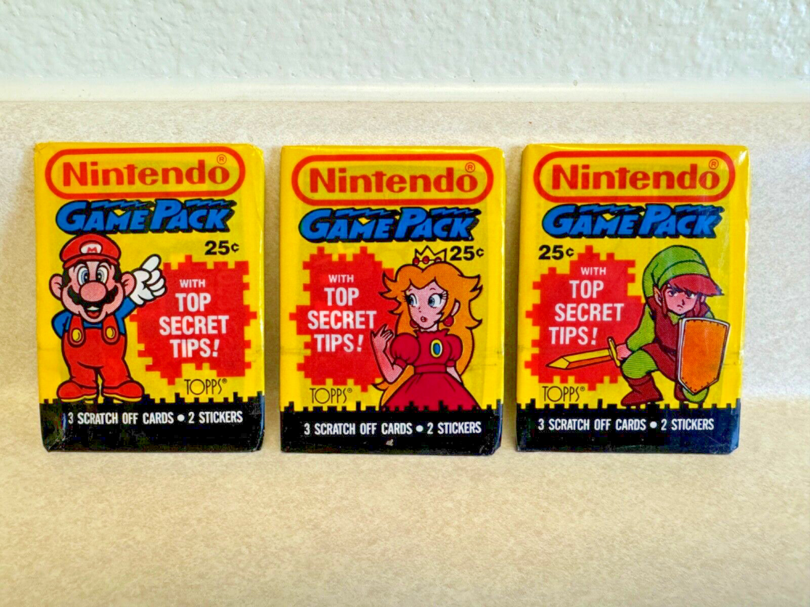 (1) 1989 Topps Nintendo Gamepack Sealed Trading Card Wax Pack