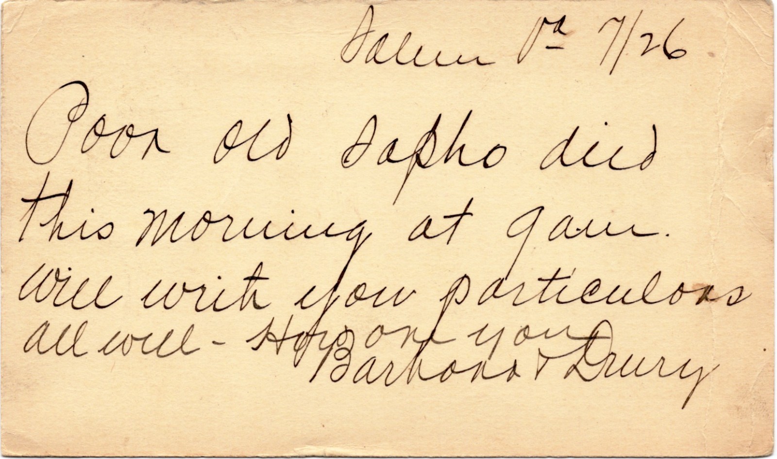 Virginia Ephemera Lot 1870–1920 – Orange, Albemarle, Somerset, Barboursville