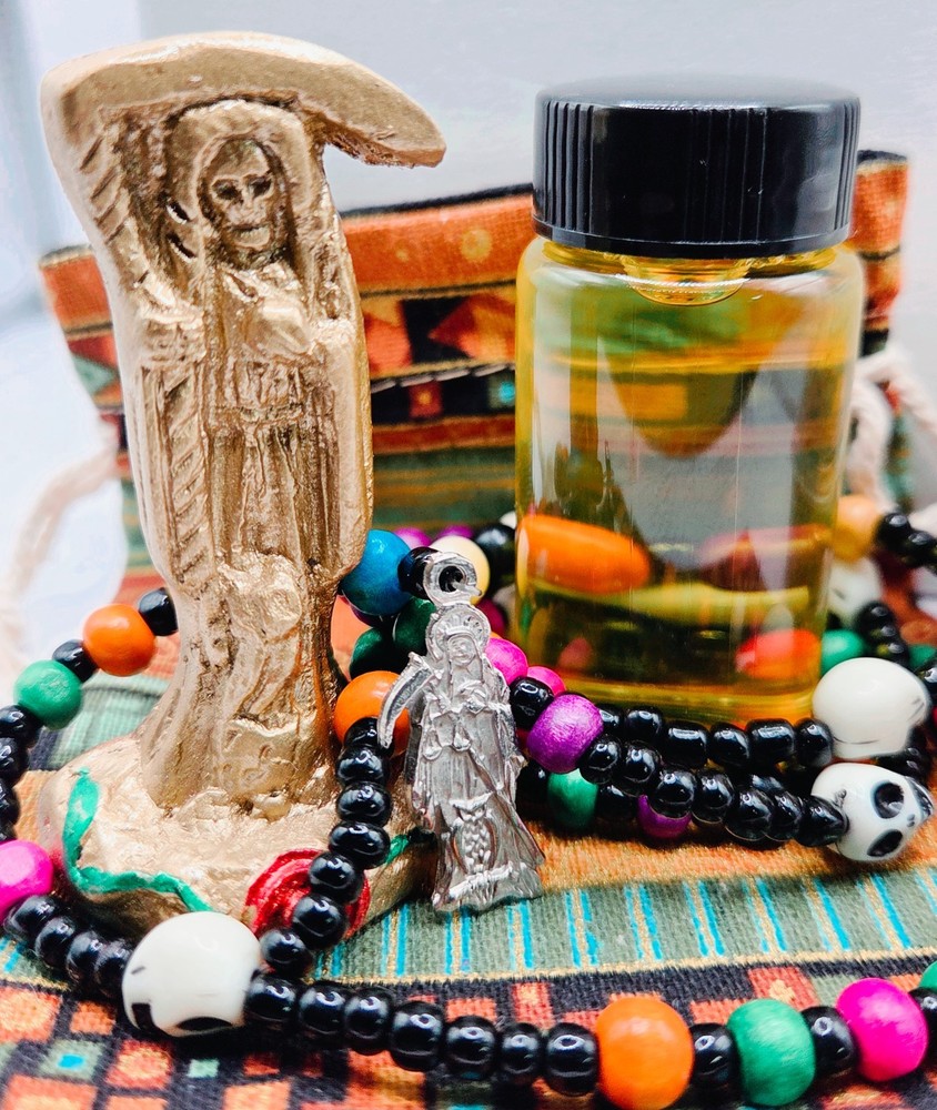 Santa Muerte Travel Devotion Set