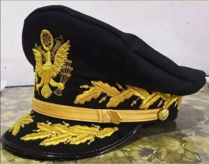 Douglas MacArthur hat black version all sizes available