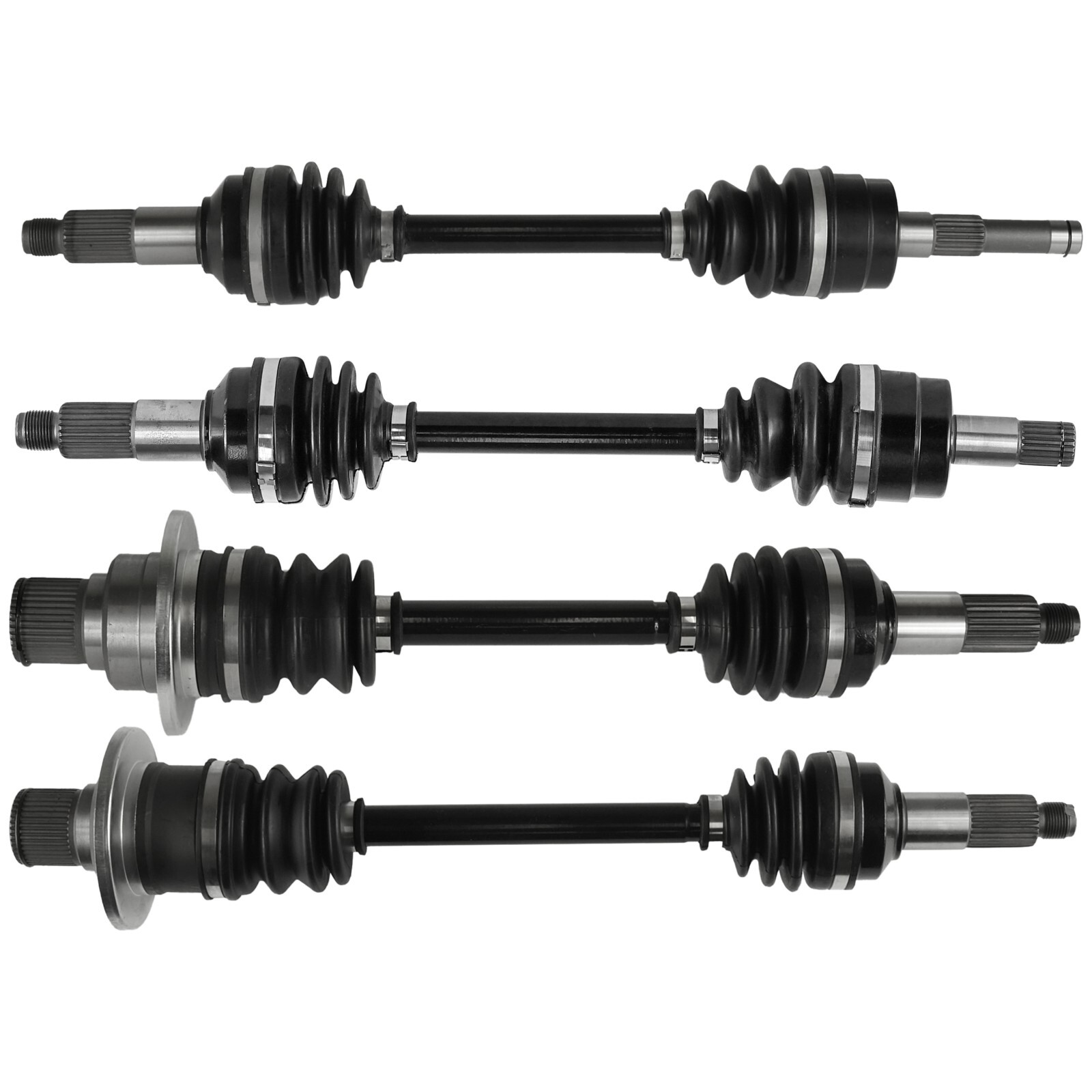 Front Rear Left Right Complete Axles for Yamaha Grizzly 660 YFM660F 4X4 2003-08