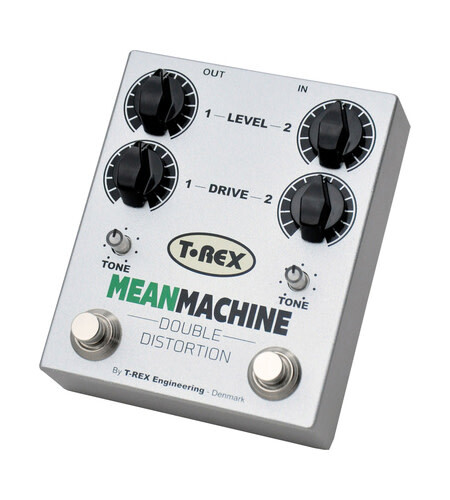 T-Rex Engineering Mean Machine Twin-Channel Distortion Guitar Effects Pedal