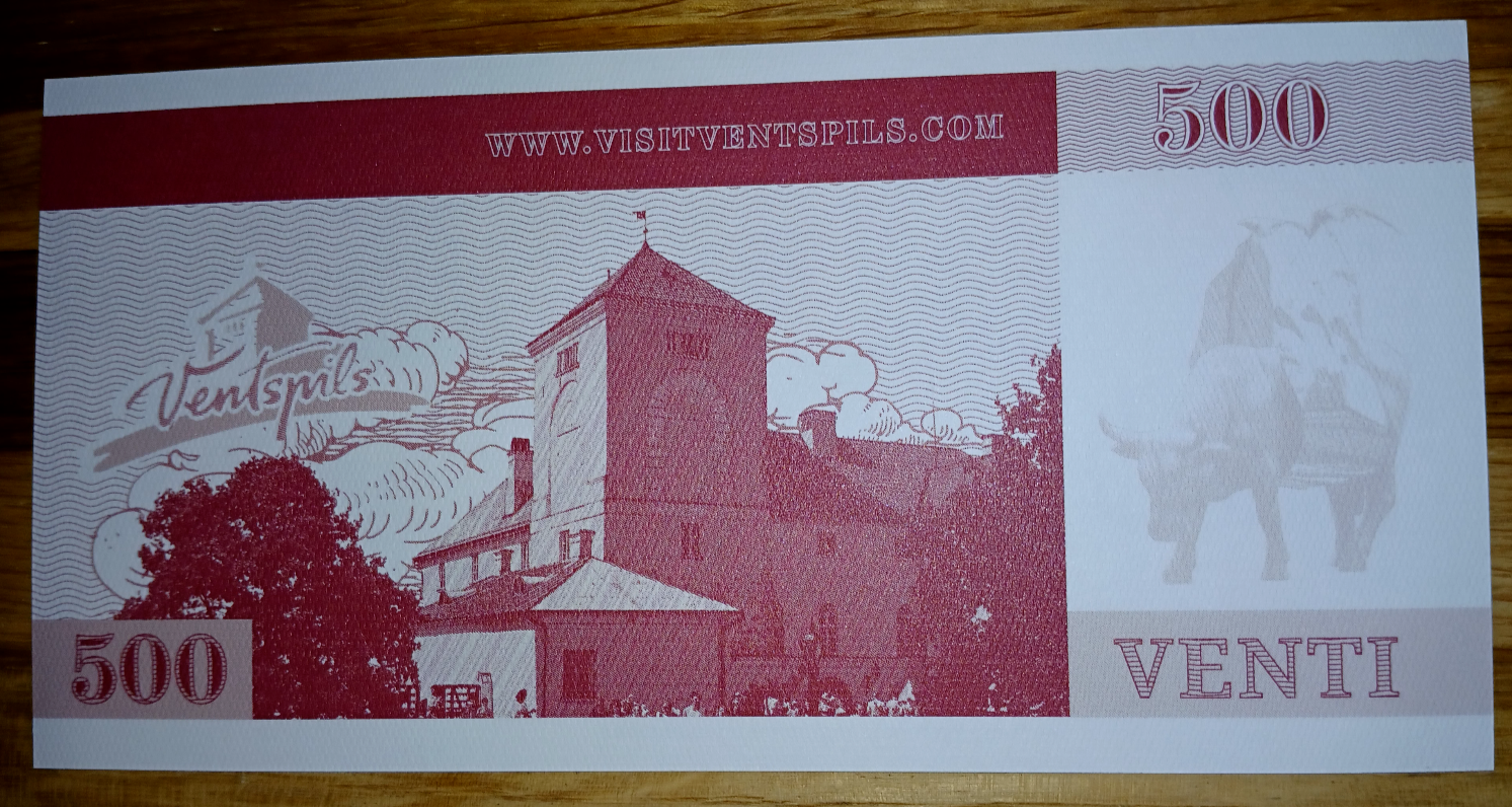 Venti 2011 banknotes Ventspils Latvia 6 pcs in lot
