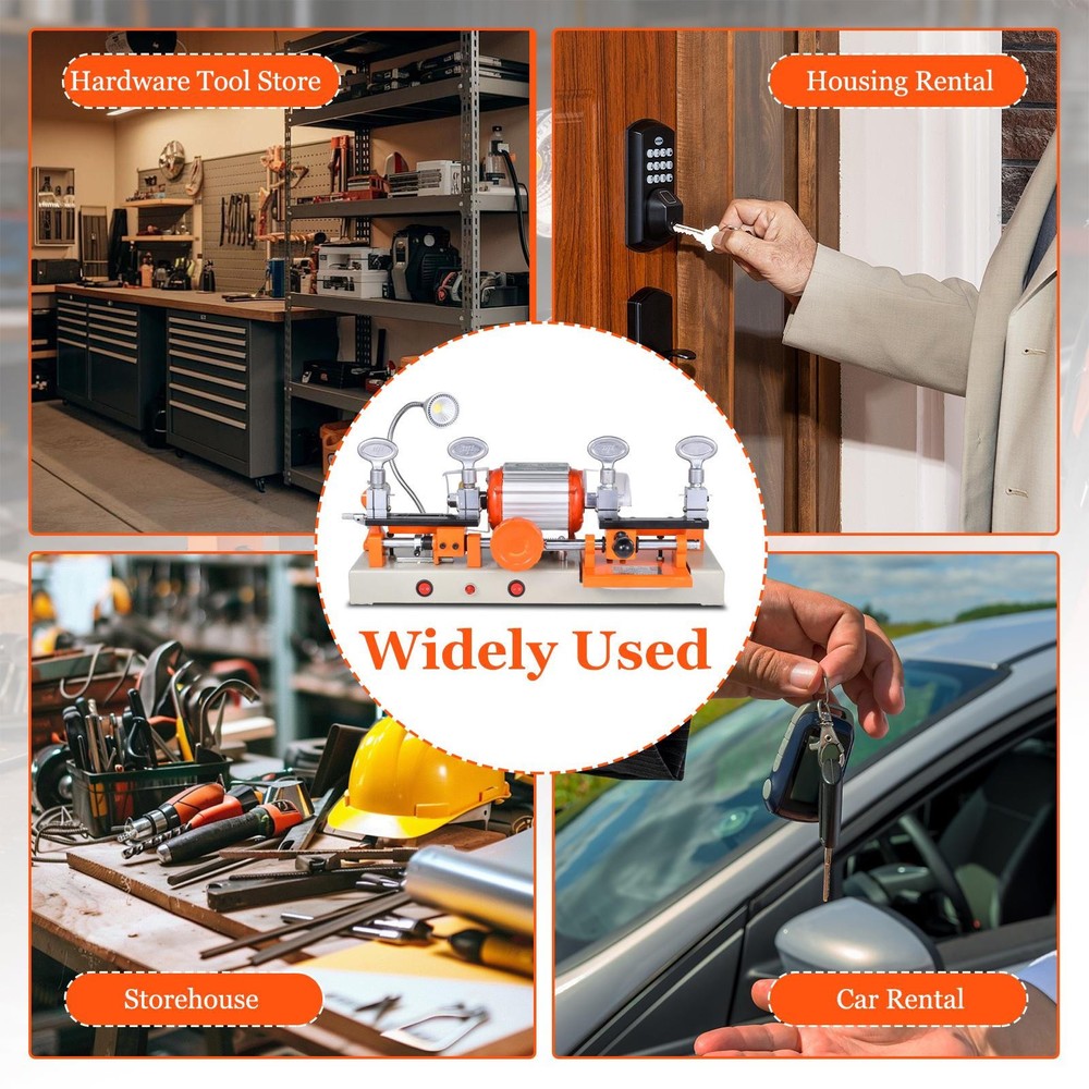 Multifunctional Key Cutting Duplicate Equipments, KeyCopy Machines for Hardware
