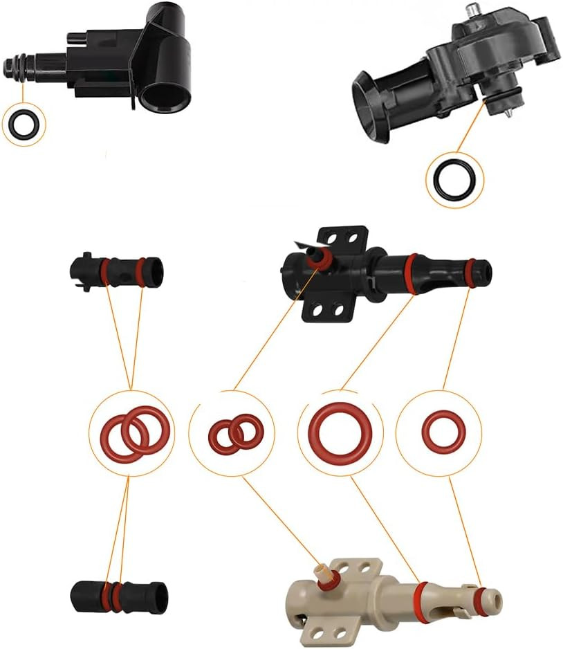 Silicone O-Ring Set Compatible with Philips, for Saeco, for Gaggia Fully Automat