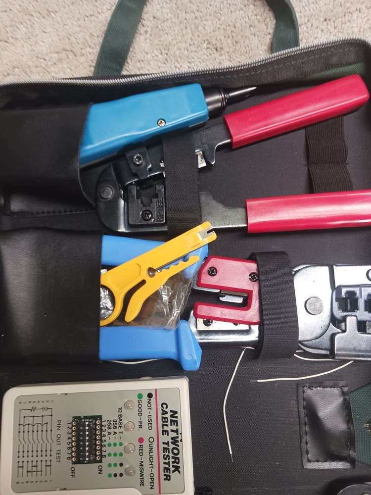 Pros Kit Lan Tester/ Tool Kit Lan Tester Case
