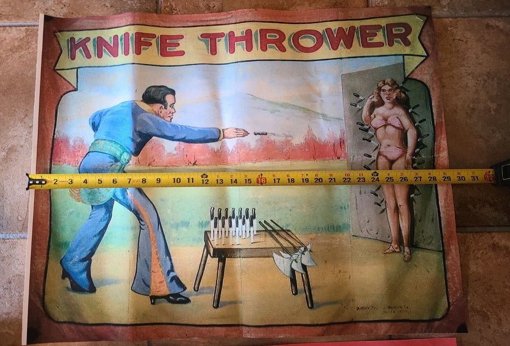 Posters Sideshow Circus Freak Show Carny 7 Total Magic READ