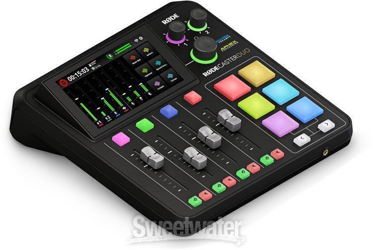 RODECaster Duo Integrated Audio Production Studio Rode USB-C for Live Streaming