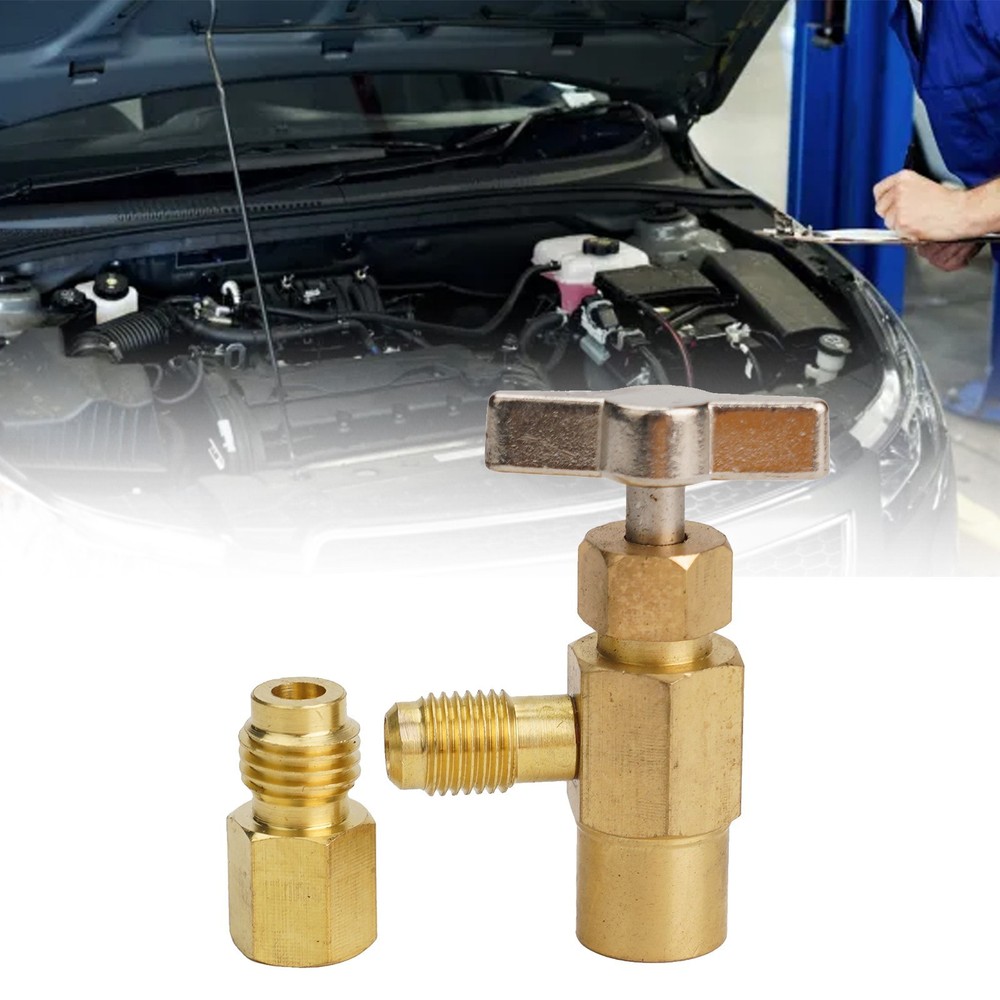 Reliable Self Sealing AC Can Tap T Handle Control R12 R134a Compatible