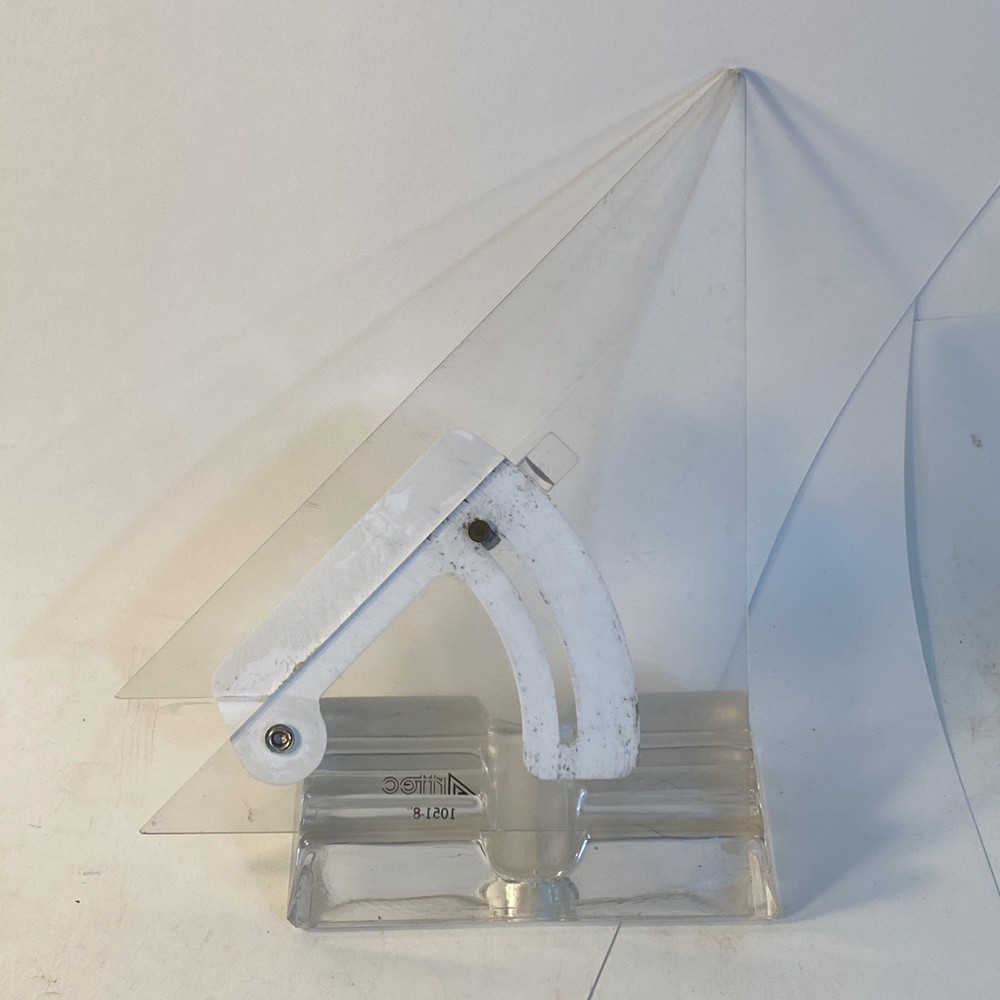 Arttec 1051 8” Adjustable Drafting Proteactor Triangle 8” VTG