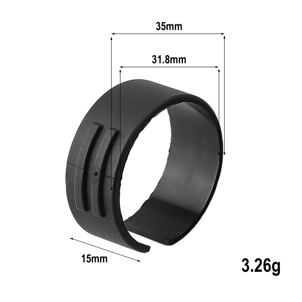 Bicycle Handlebar Spacer Black Appearance Plastic Material Stopwatch Washers