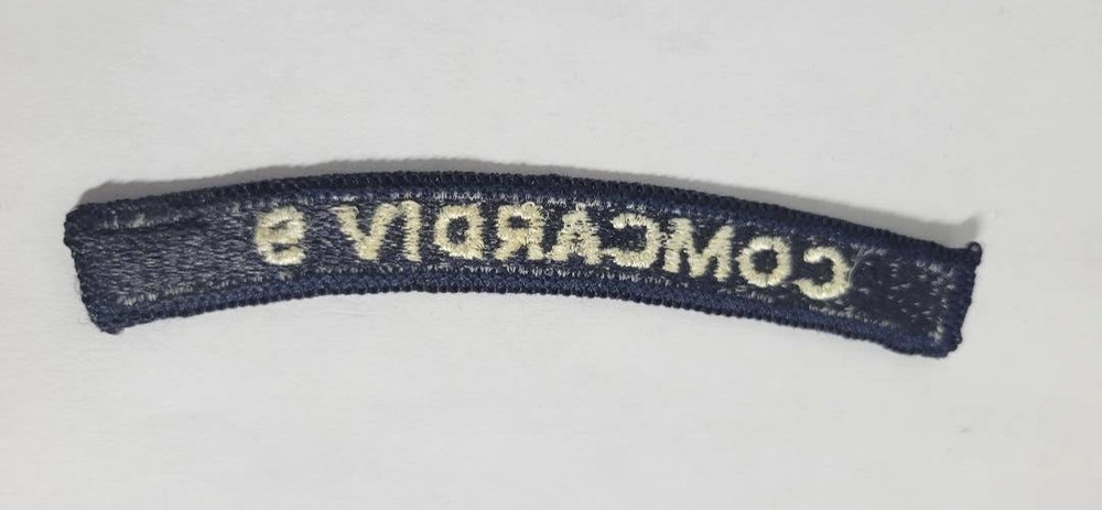 US Navy COMCARDIV 9 Commander Carrier Strike Group 9 Segment Patch