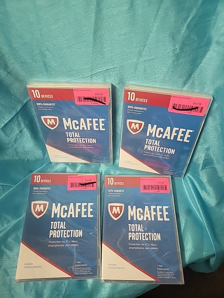 MCAFEE TOTAL 10 DEVICES 1 YEAR SEALED FULL VERSION