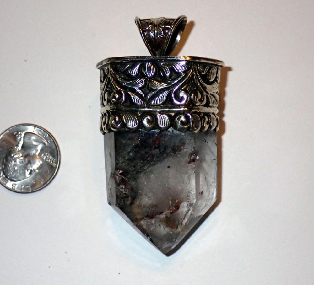 Chunky Crystal Point Pendant
