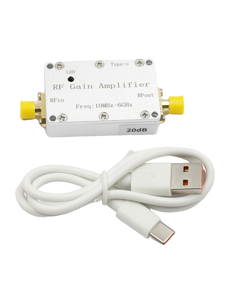 10M-6GHz RFAmplifier 20dB High Gain Driver Receiving Amplifier Receiver System B