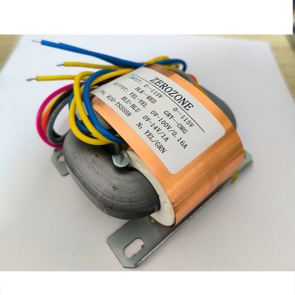 1pc Shure amplifier customized R-type transformer 100V + 14V (30VA)