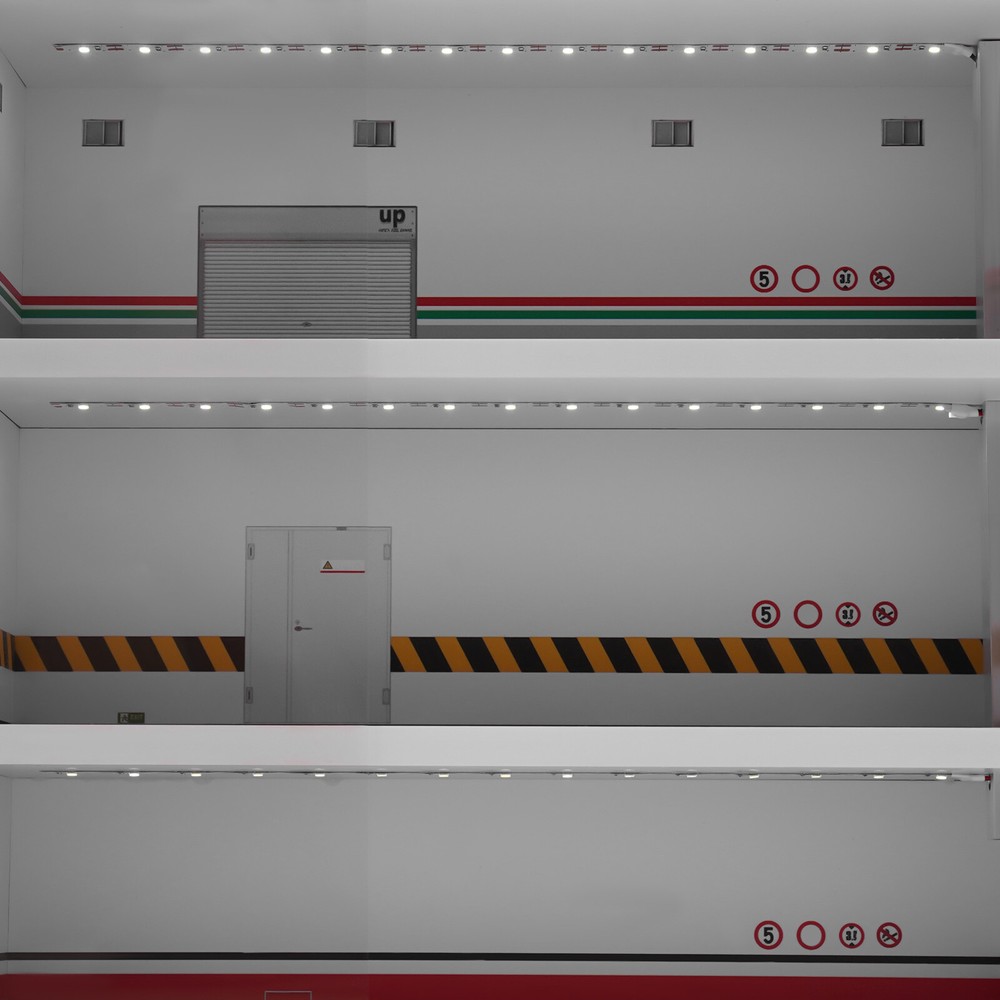 Diecast Model Car Display Case &LED Light For 1:64 3-Layer Model Display Cabinet