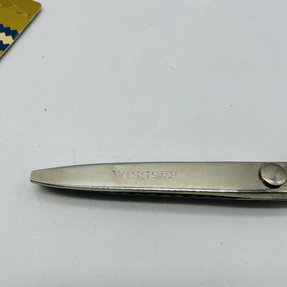 WISS PROFESSIONAL PINKING SHEARS CB-9 5" TAILOR SEWING SCISSORS