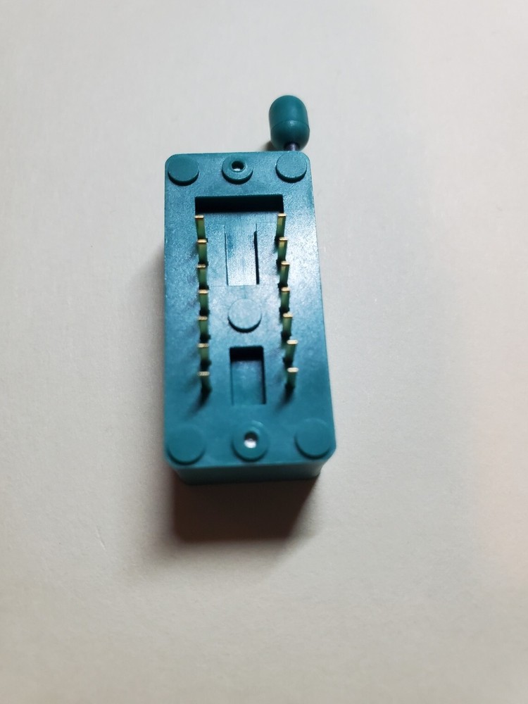 Gold Plated TEXTOOL 14 Pin DIP ZIF Test IC Socket (5pcs)