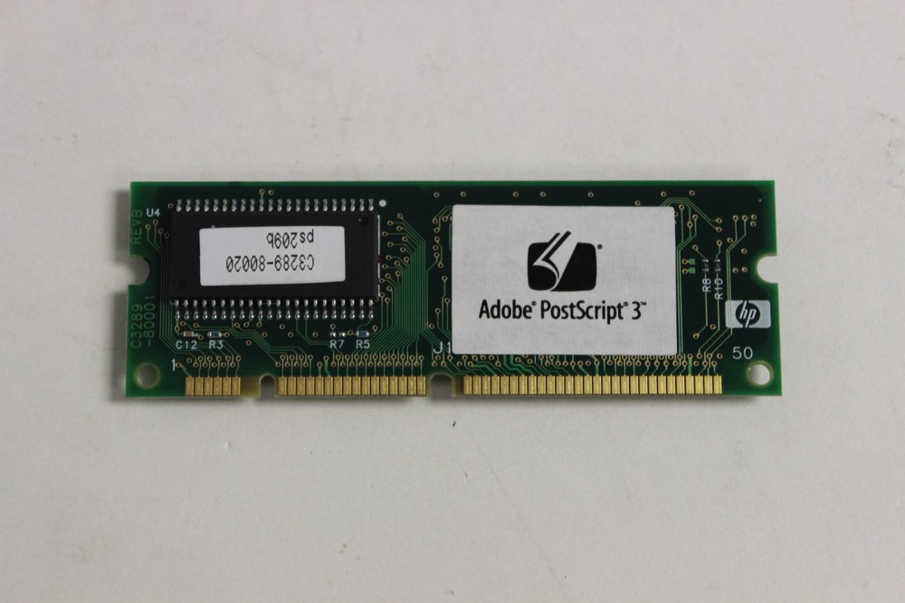 HP C3289-80019 C3289-80020 ADOBE POSTSCRIPT 3 100 PIN MODULE