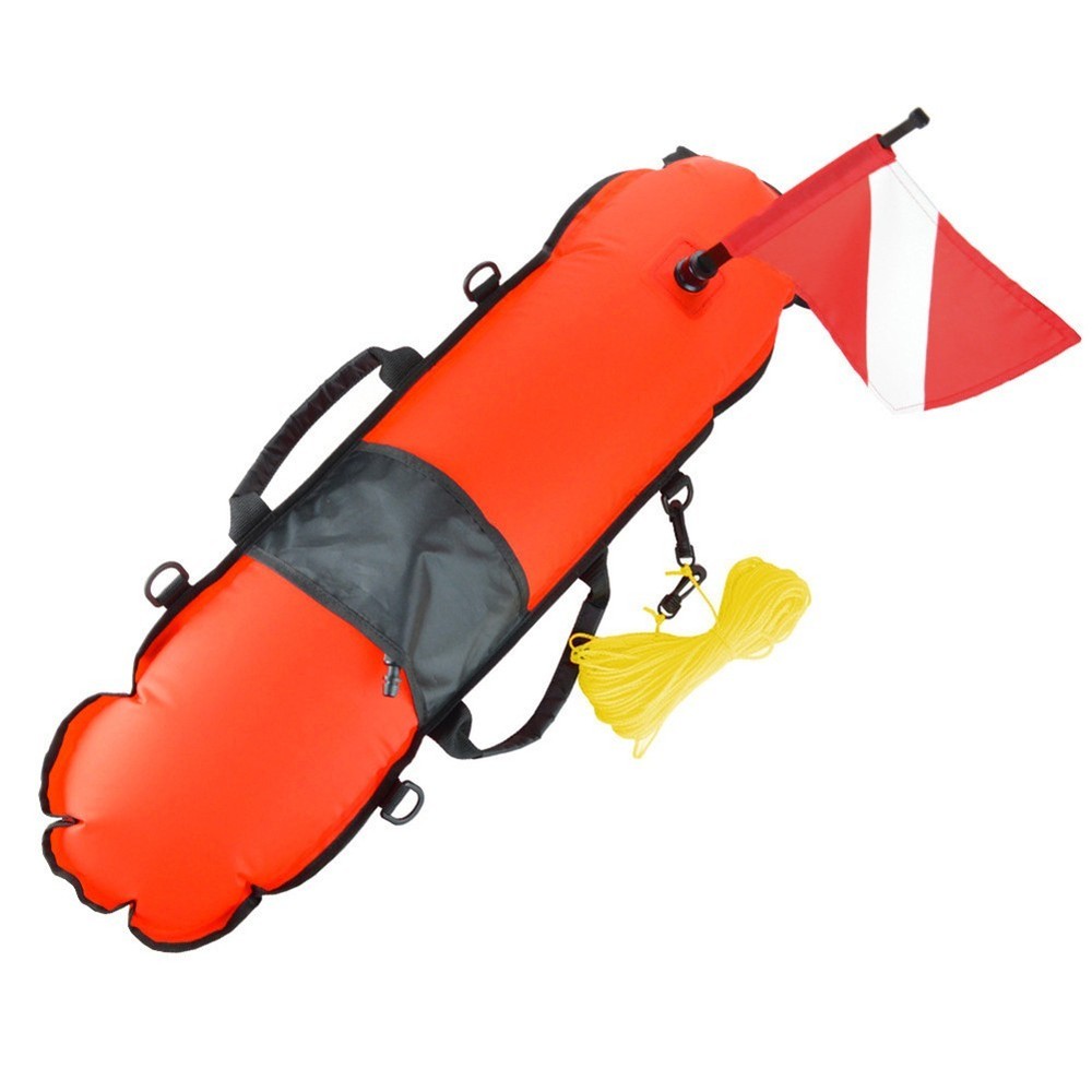 Secure Your Spearguns with Triple Stickered Diving Float Bright & Reliable